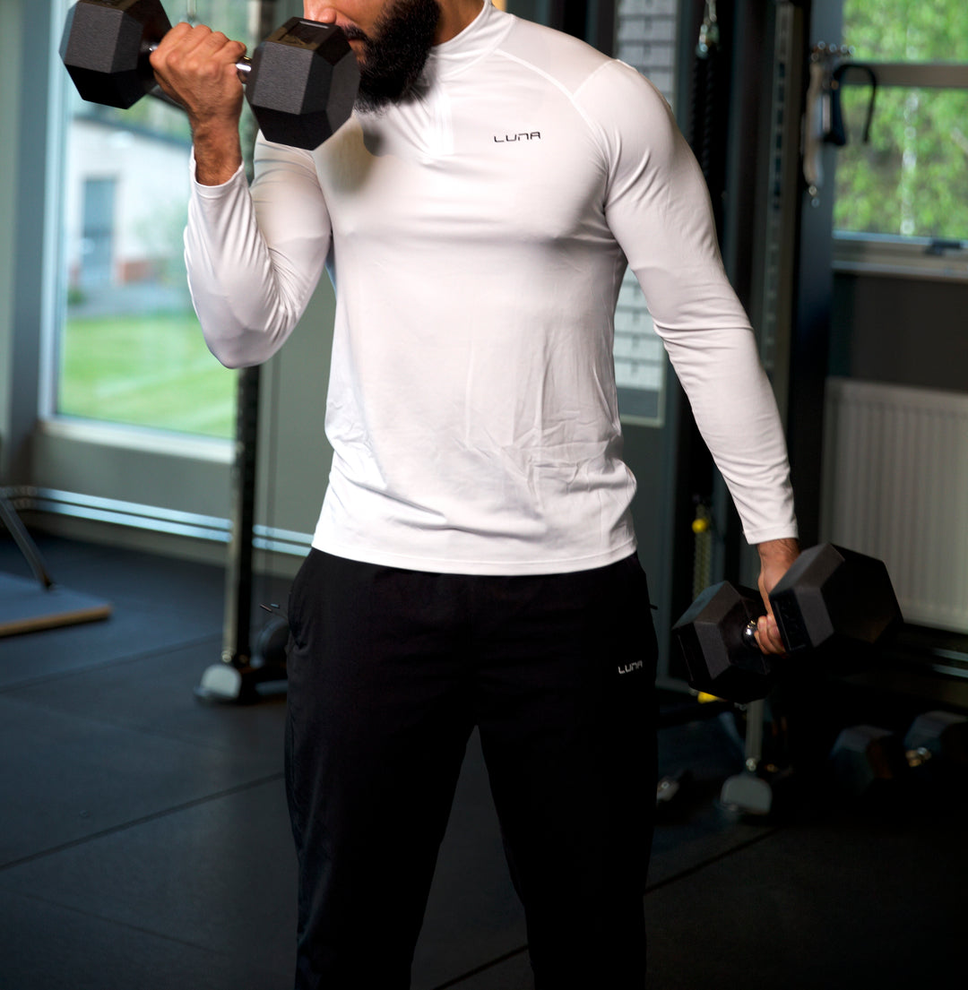 Onyx - Core Half Zip Soft White