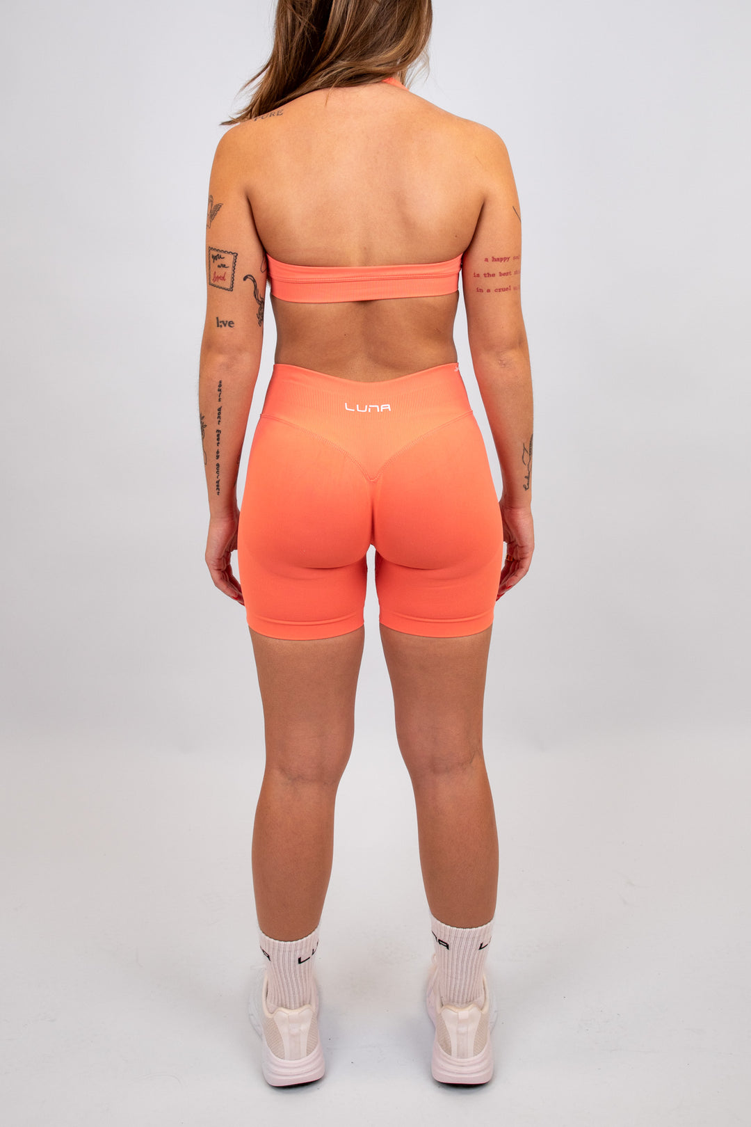 Gravity Seamless Shorts Sunset Peach
