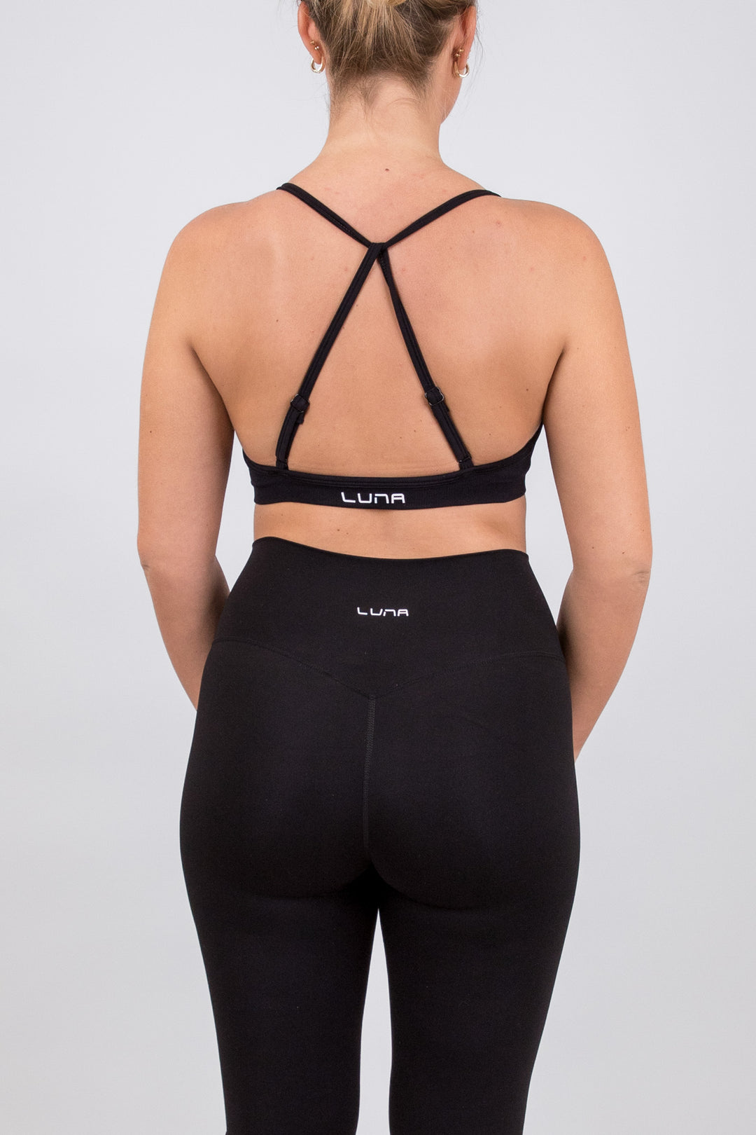 Éra Seamless Scrunch Sport-BH Black