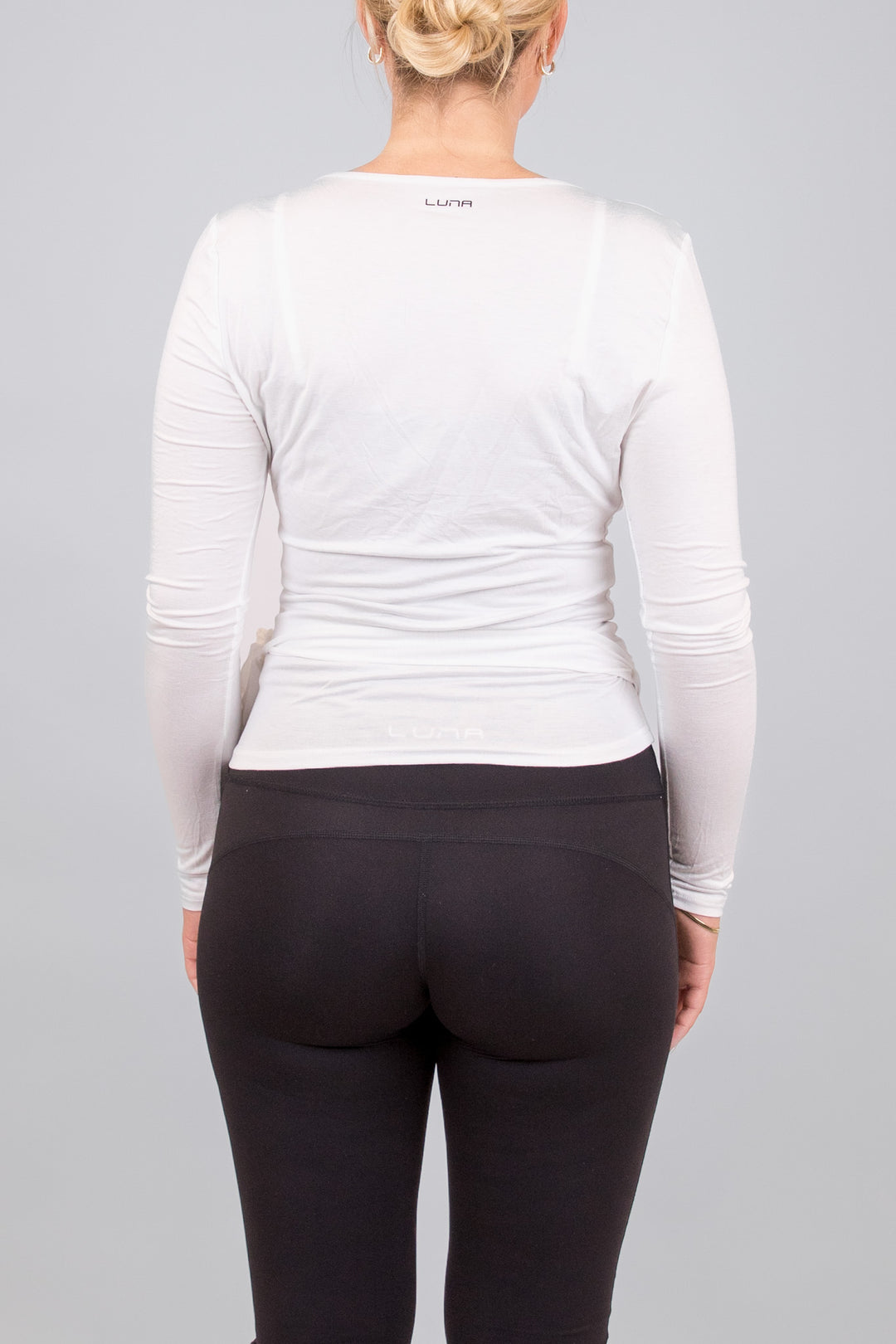 Ballet Wrap Top White