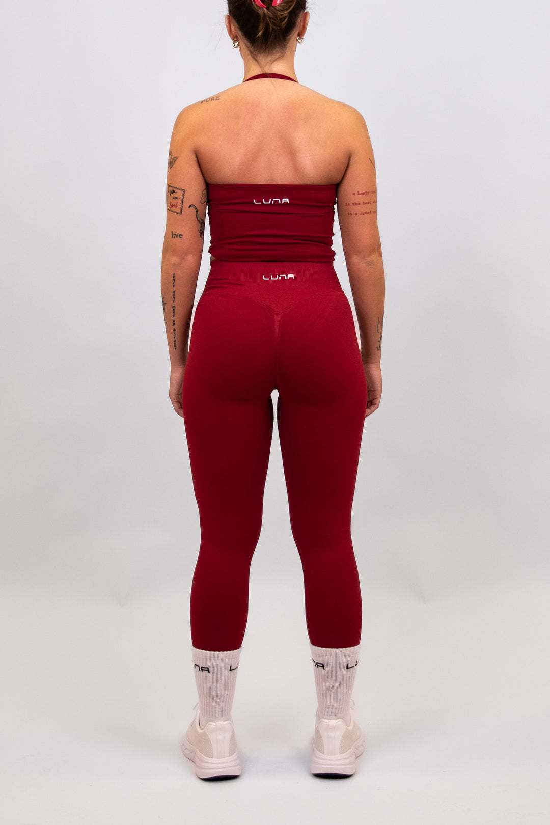 Gravity Seamless Tights - Cherry