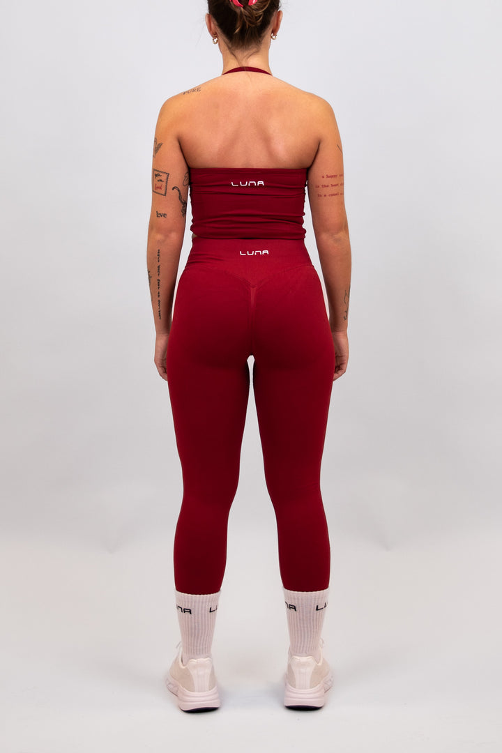 Gravity Seamless Tights - Cherry