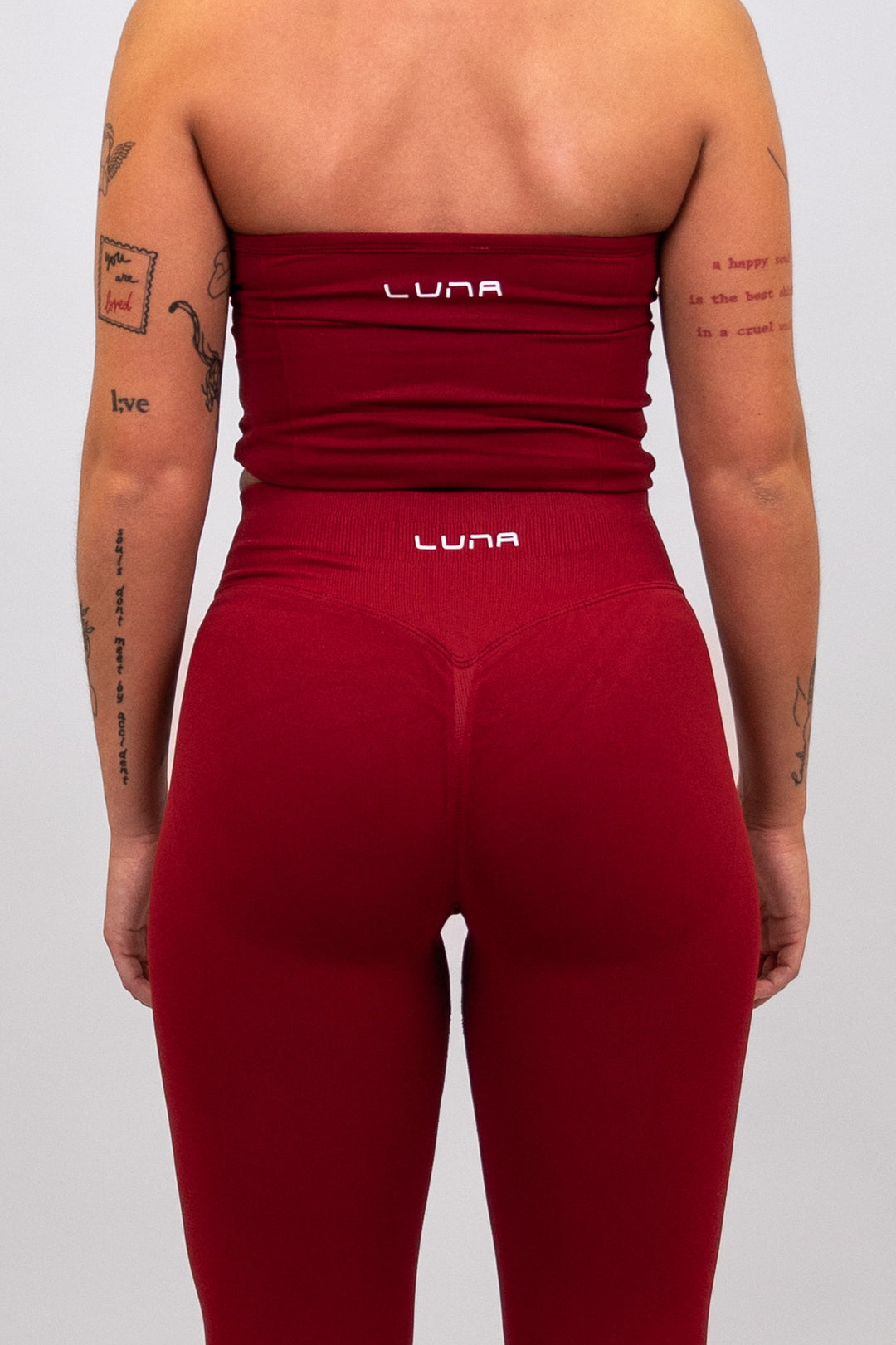 Gravity Seamless Tights - Cherry