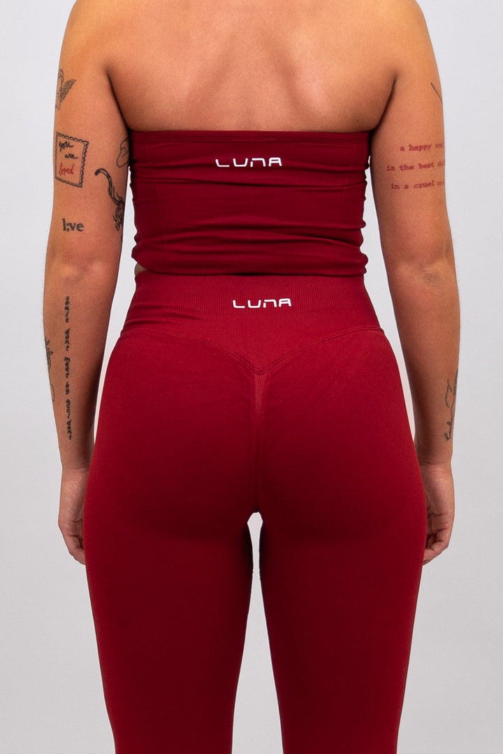 Gravity Seamless Tights - Cherry