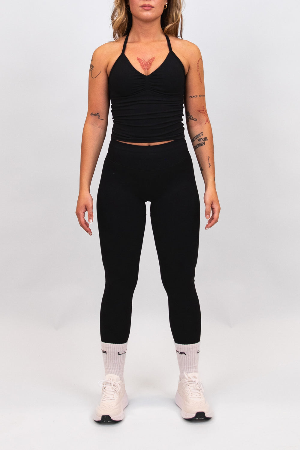 Gravity Scrunch Tights Black - LUNAWEAR