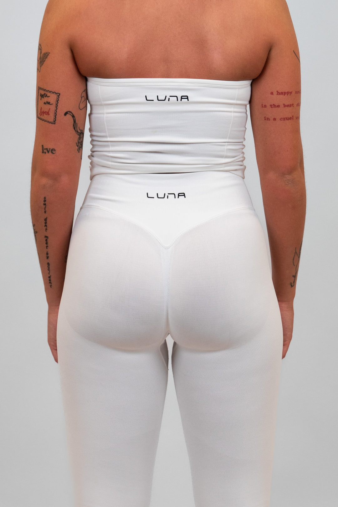 Gravity Seamless Tights - White