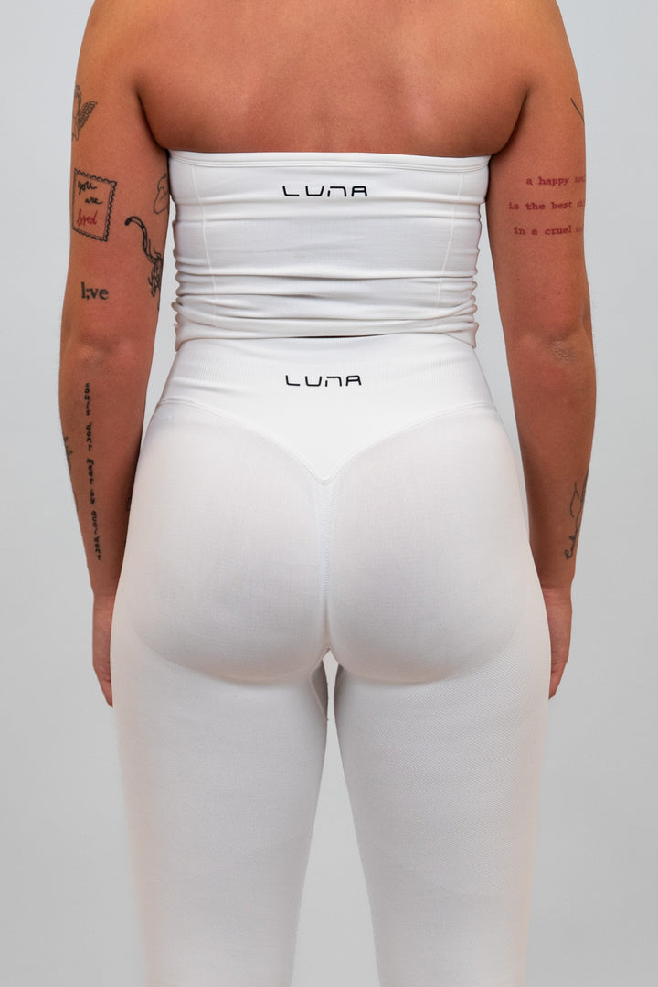 Gravity Seamless Tights - White