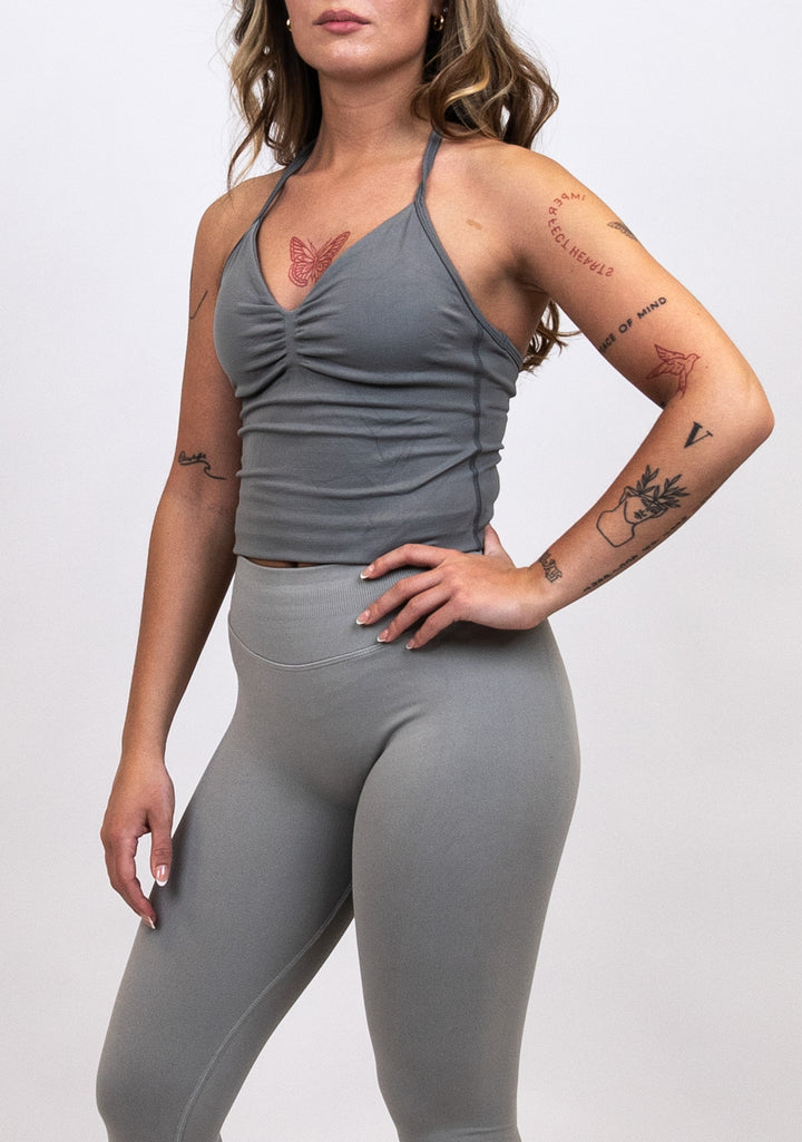 Gravity Seamless Sport Topp & Tights Set - Stone