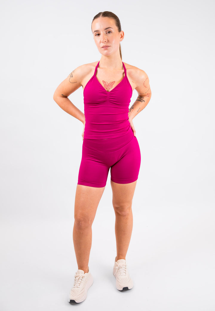 Gravity Seamless Shorts - Berry Red