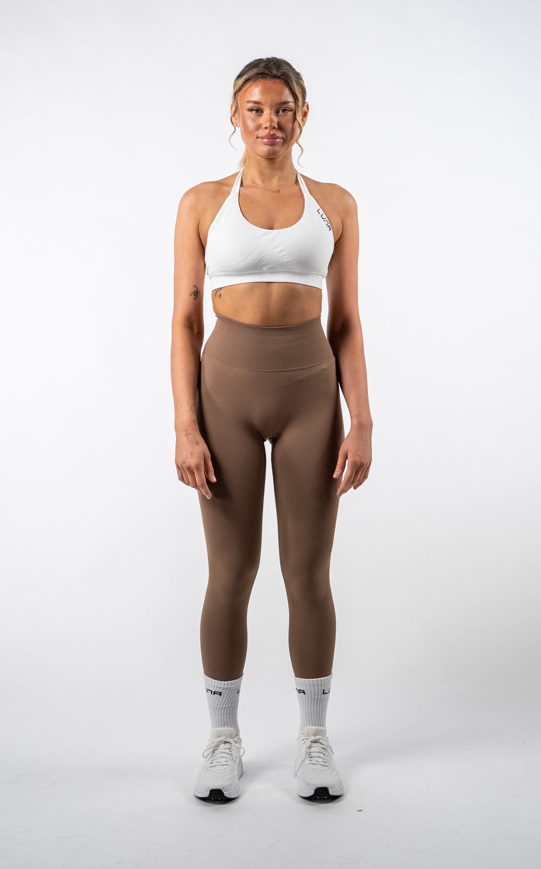 Elevate Seamless Tights - Cappuccino