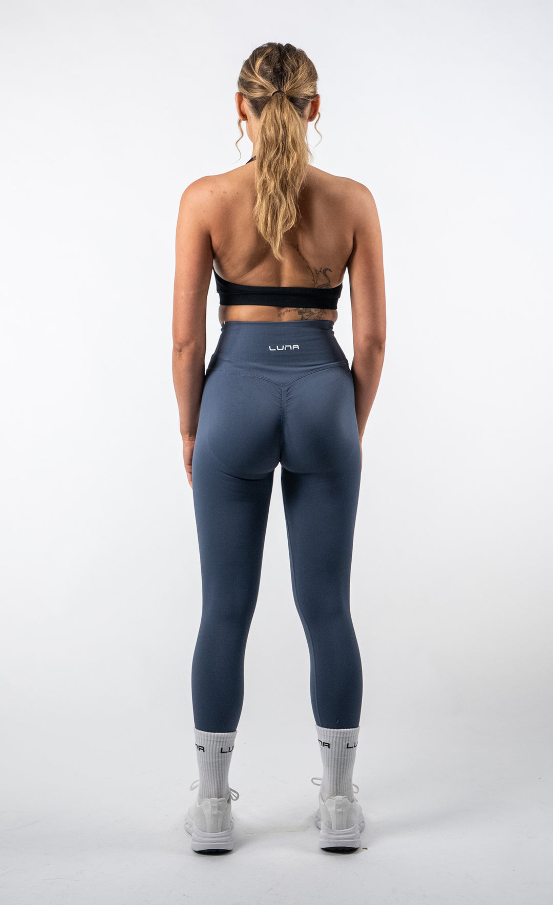 Elevate Seamless Tights - Blue Grey