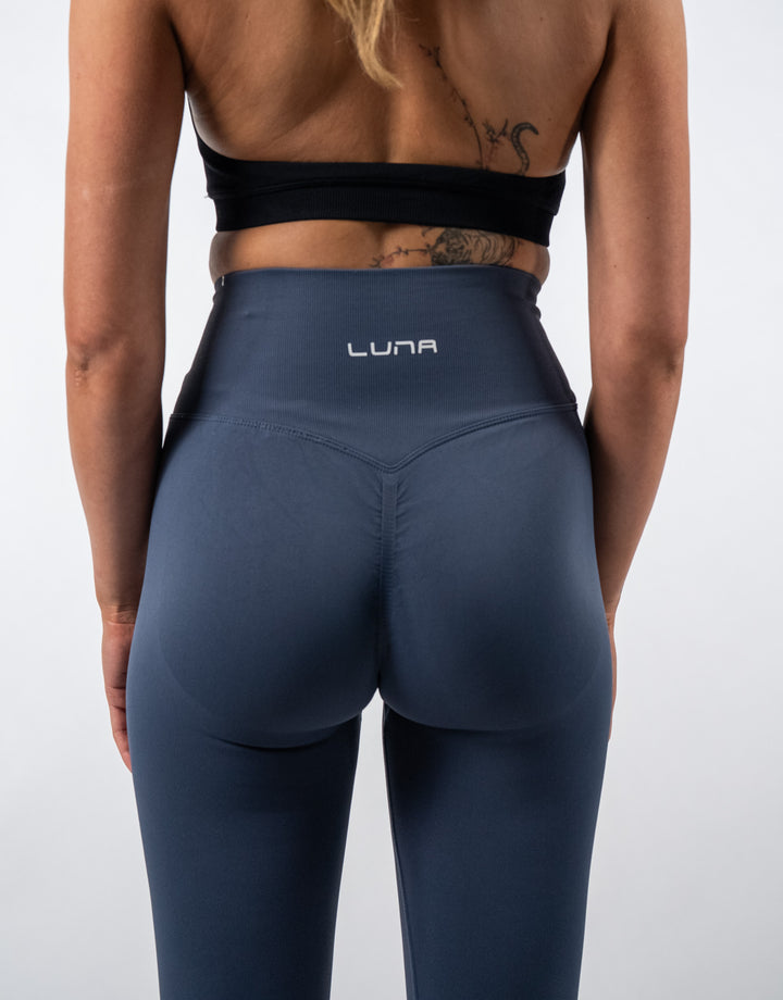 Elevate Seamless Tights - Blue Grey