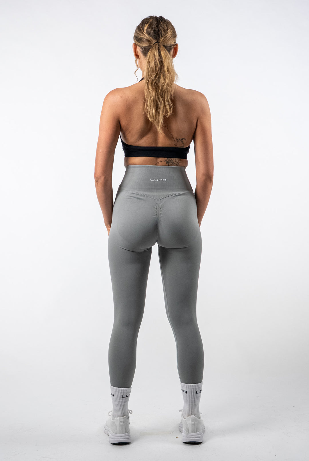 Elevate Seamless Tights - Light Grey