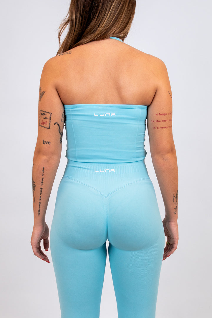 Gravity Seamless Tights - Ice Blue