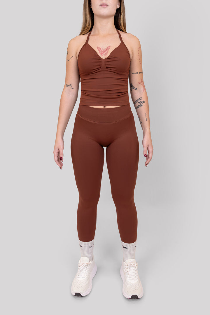 Gravity Seamless Tights Chocolate