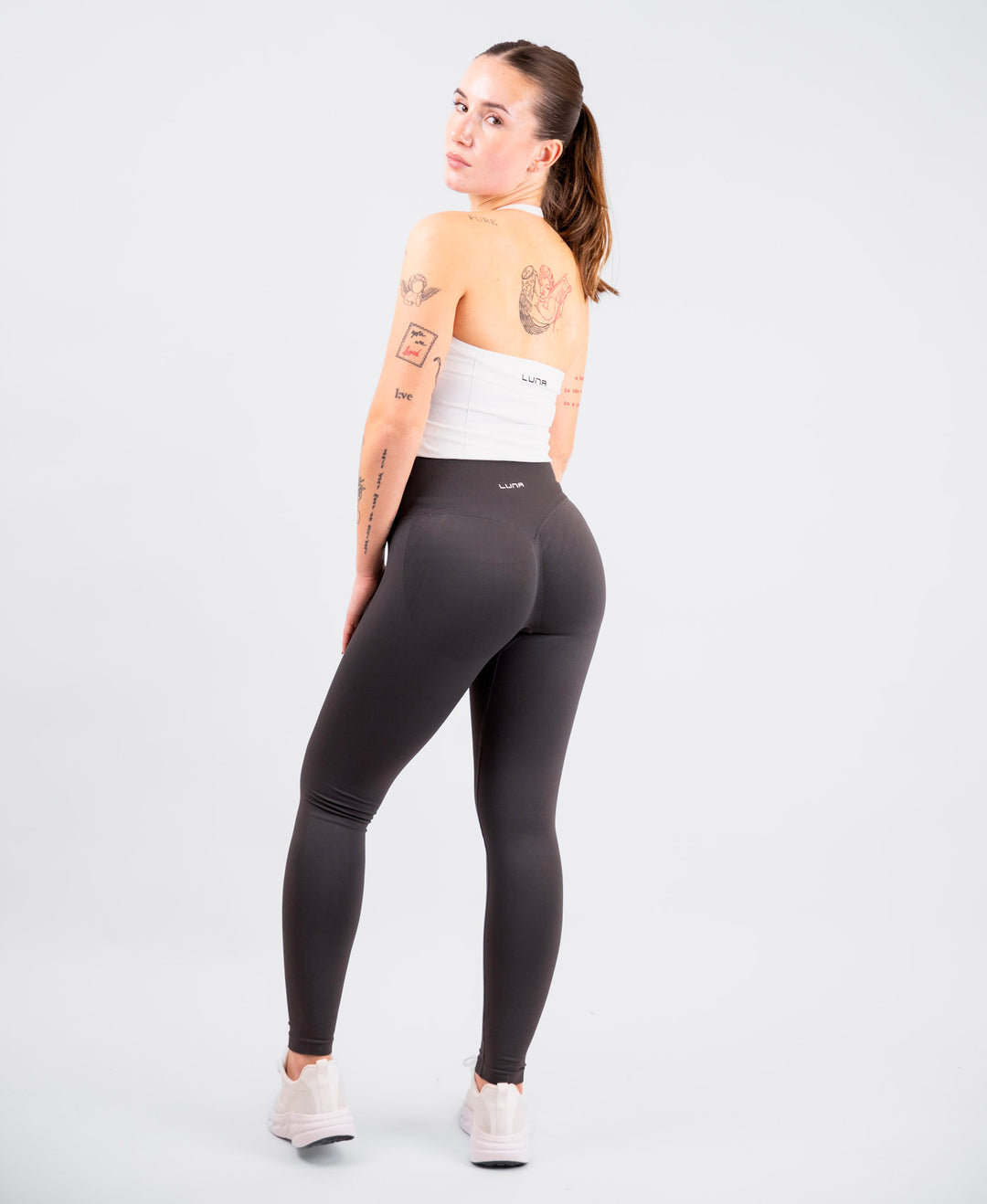 Gravity Scrunch Tights High Waist Grey