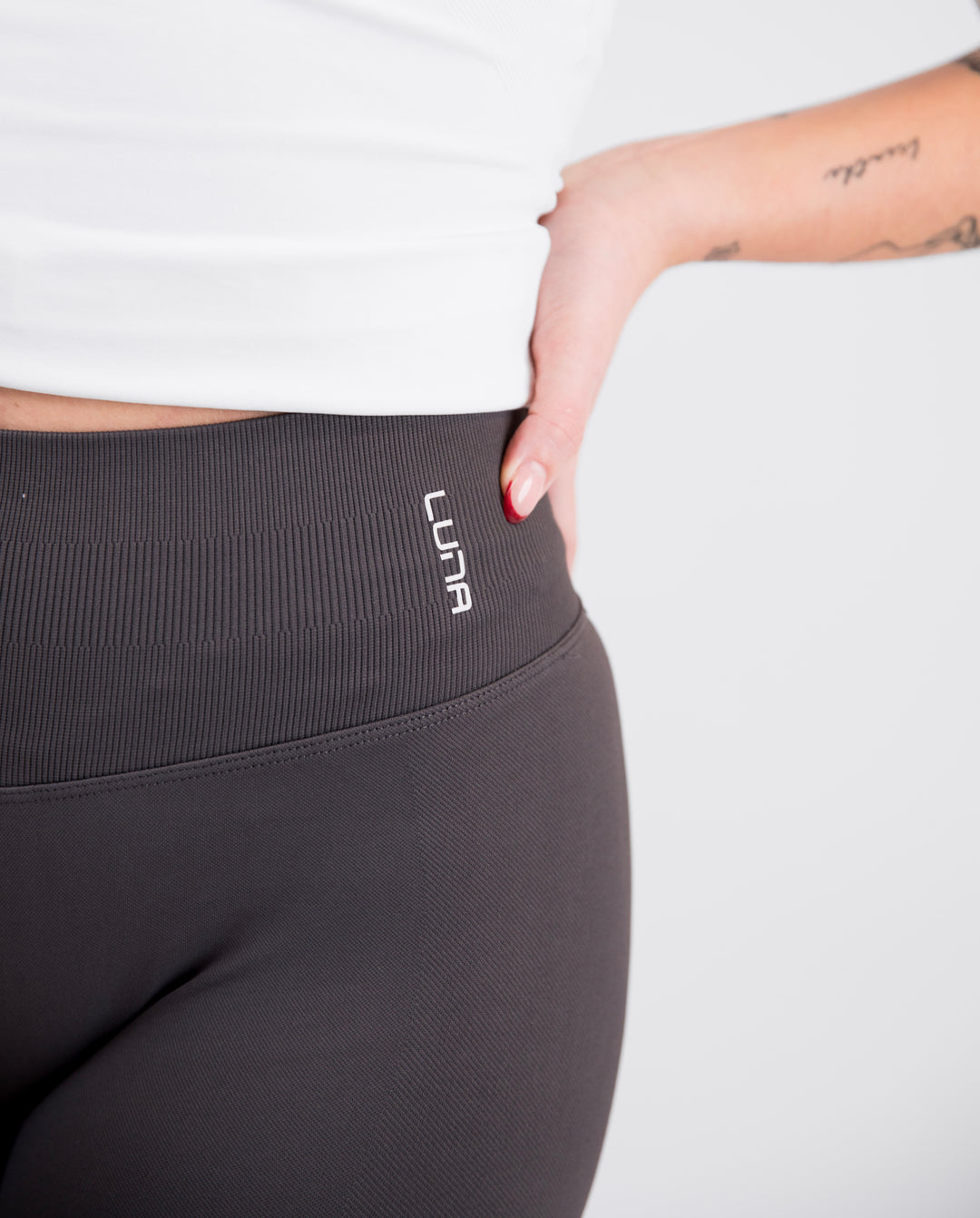 Gravity Scrunch Tights High Waist Grey